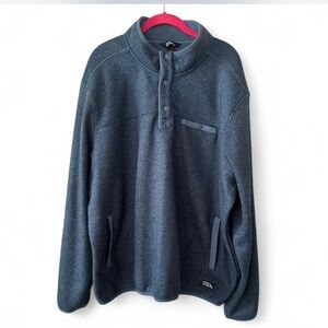 Eddie Bauer Blue Zip Up Sweater